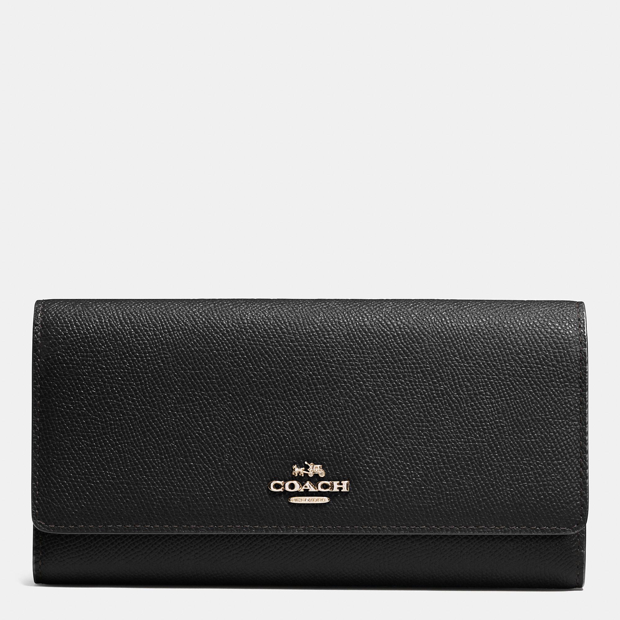 Coach Trifold Wallet In Crossgrain Leather | Coach Outlet Canada - Click Image to Close